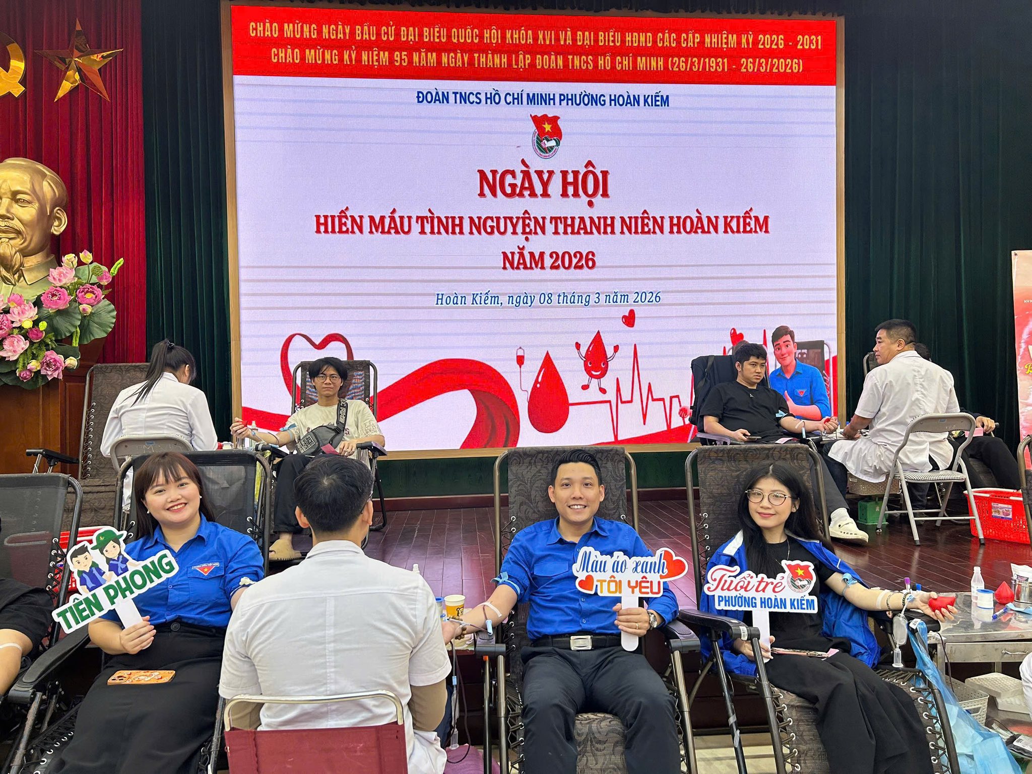 NGÀY HỘI HIẾN MÁU TÌNH NGUYỆN THANH NIÊN HOÀN KIẾM NĂM 2026 